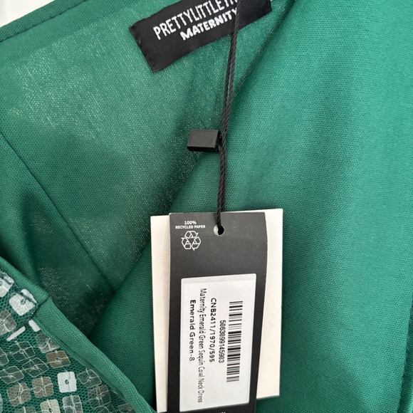 COPY - Green sequin maternity dress - Picture 4 of 4